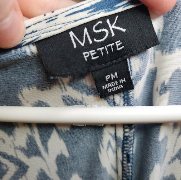 Women's MSK Cold Shoulder Dress Sz Petite Medium - Picture 5 of 6